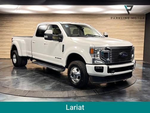Star White Metallic Tri-Coat 2021 Ford F-350 Lariat