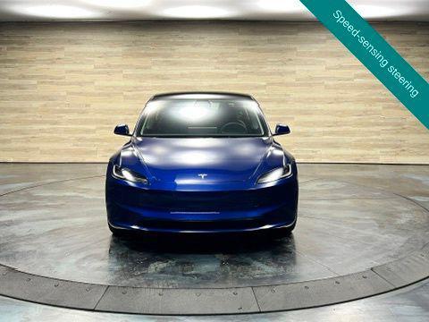 Deep Blue Metallic 2024 Tesla Model 3 Long Range