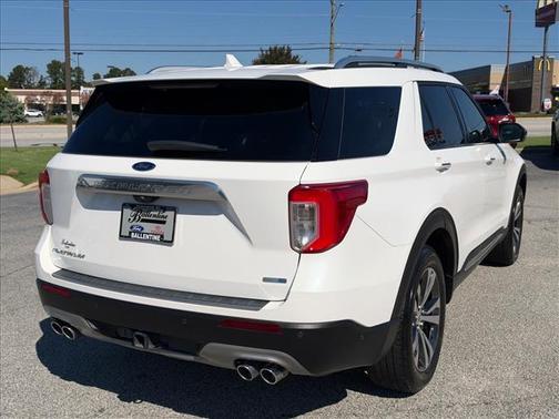 Star White Metallic Tri-Coat 2020 Ford Explorer Platinum
