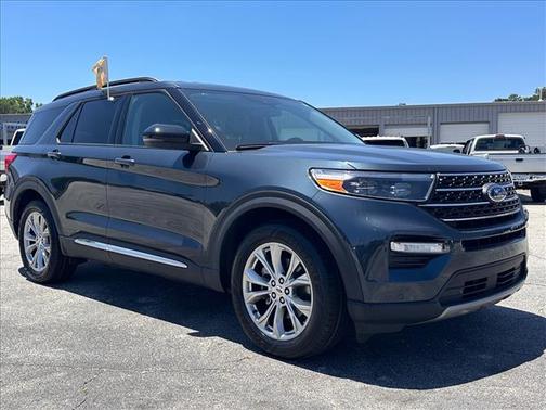 Stone Blue 2024 Ford Explorer XLT