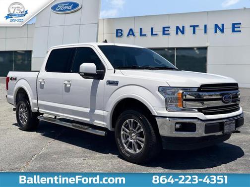 Star White Metallic Tri-Coat 2020 Ford F-150 Lariat
