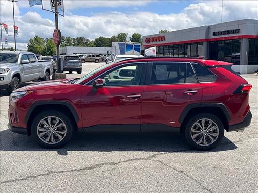 Ruby Flare Pearl 2025 Toyota RAV4 Hybrid Limited