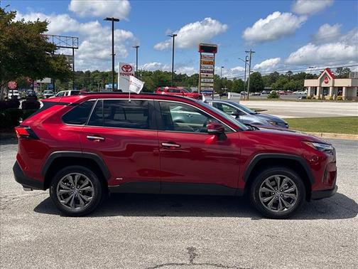 Ruby Flare Pearl 2025 Toyota RAV4 Hybrid Limited