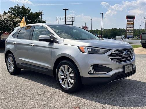 Iconic Silver 2024 Ford Edge Titanium