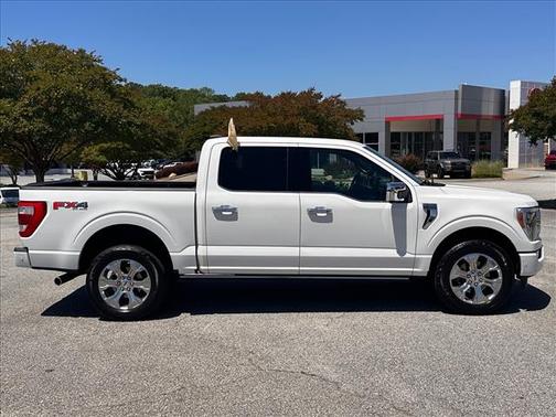 Star White Metallic Tri-Coat 2023 Ford F-150 Platinum