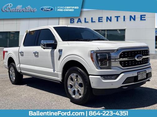 Star White Metallic Tri-Coat 2023 Ford F-150 Platinum
