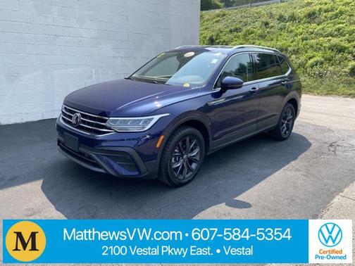 Atlantic Blue Metallic 2022 Volkswagen Tiguan 2.0T SE 4MOTION