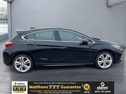 Black 2018 Chevrolet Cruze Premier