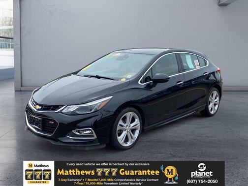 Black 2018 Chevrolet Cruze Premier