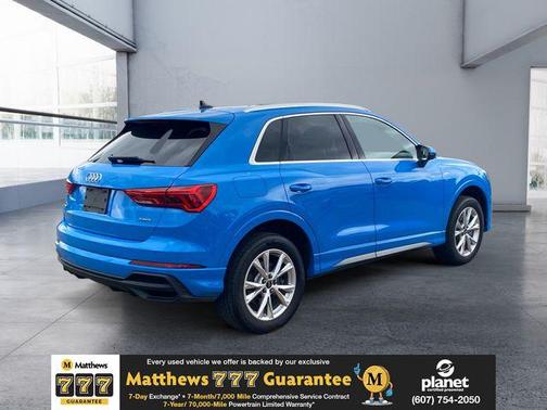 Blue 2023 Audi Q3 Premium 45 TFSI S line quattro Tiptronic