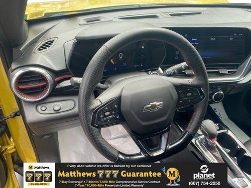 Nitro Yellow Metallic 2025 Chevrolet Trax FWD 2RS