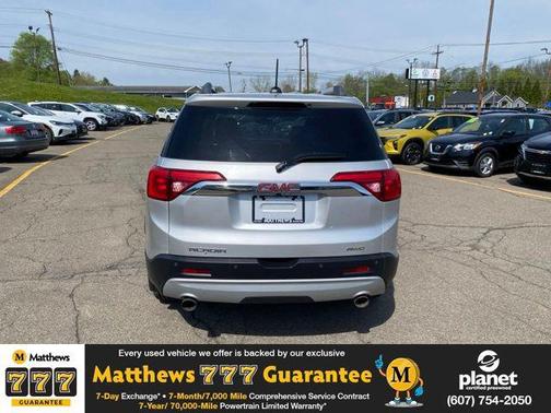 Quicksilver Metallic 2019 GMC Acadia SLE-2