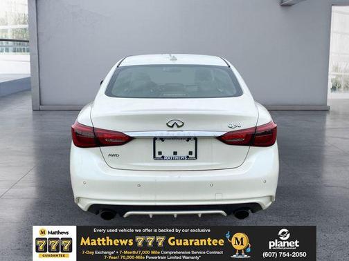 Majestic White 2021 INFINITI Q50 3.0t SENSORY
