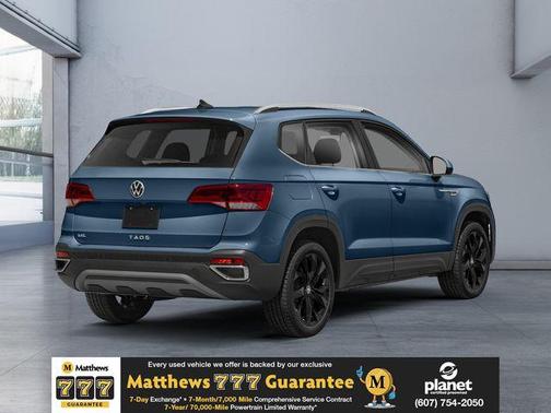 Blue 2022 Volkswagen Taos 1.5T SEL