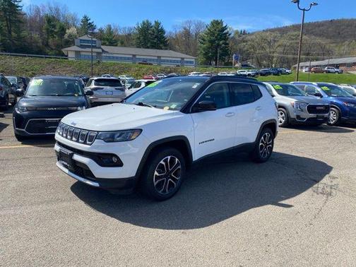 Bright White Clearcoat 2022 Jeep Compass Limited