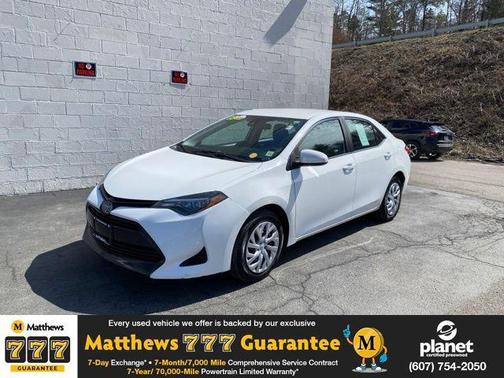 Super White 2019 Toyota Corolla L