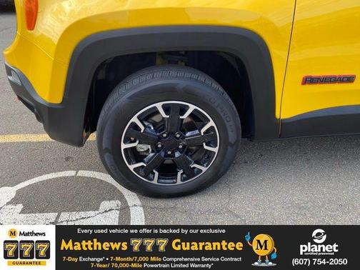 Solar Yellow Clearcoat 2023 Jeep Renegade Trailhawk