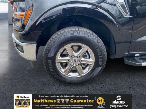 Agate Black Metallic 2025 Ford F-150 XLT