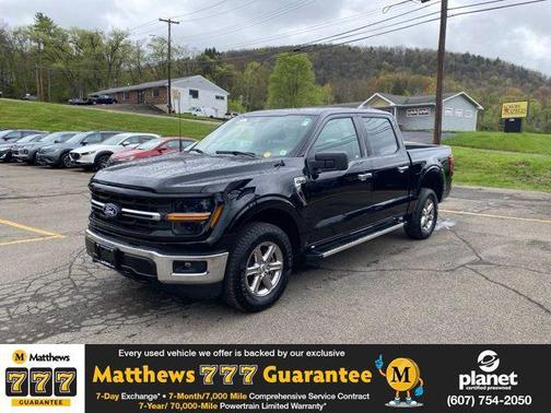 Agate Black Metallic 2025 Ford F-150 XLT