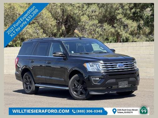 AGATE BLACK METALLIC 2021 Ford Expedition XLT