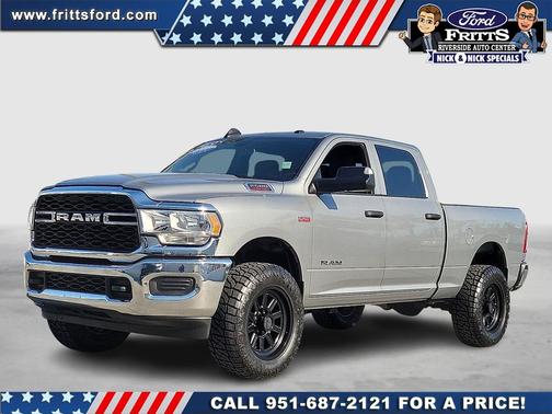 Billet Silver Metallic Clearcoat 2021 RAM 2500 Tradesman Crew Cab 4x4 6'4' Box