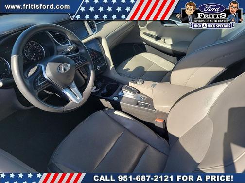 Radiant White 2023 INFINITI QX50 LUXE