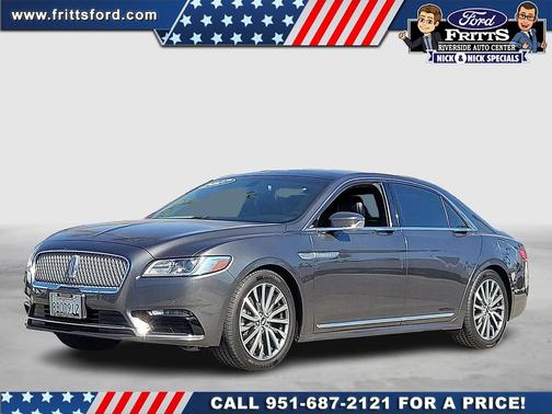 Magnetic Gray Metallic 2017 Lincoln Continental Select