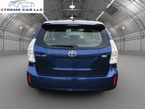 Blue 2013 Toyota Prius v Three