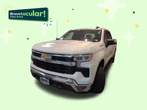 Summit White 2024 Chevrolet Silverado 1500 LT (2FL)