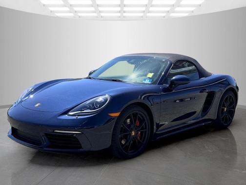 Blue 2019 Porsche 718 Boxster S