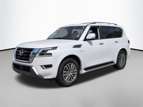 Aspen White TriCoat Pearl 2022 Nissan Armada SL 4WD