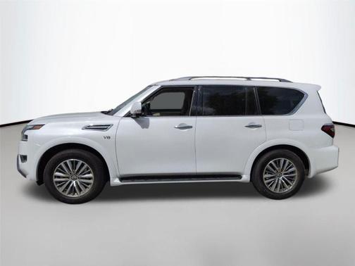Aspen White TriCoat Pearl 2022 Nissan Armada SL 4WD