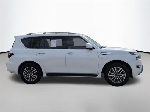 Aspen White TriCoat Pearl 2022 Nissan Armada SL 4WD