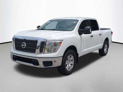 Glacier White 2018 Nissan Titan SV