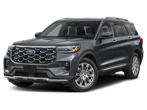 Star White Metallic Tri-Coat 2026 Ford Explorer Platinum