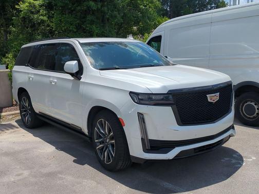 Crystal White Tricoat 2021 Cadillac Escalade Sport