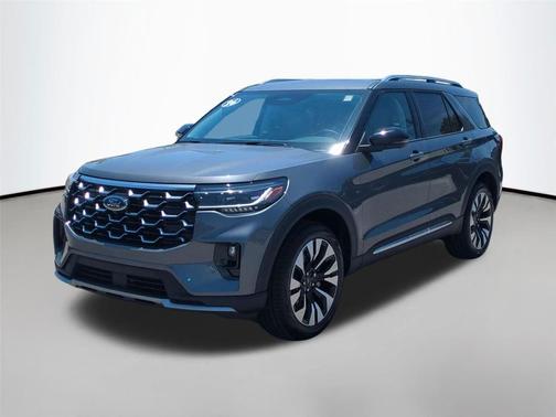 Carbonized Gray Metallic 2026 Ford Explorer Platinum