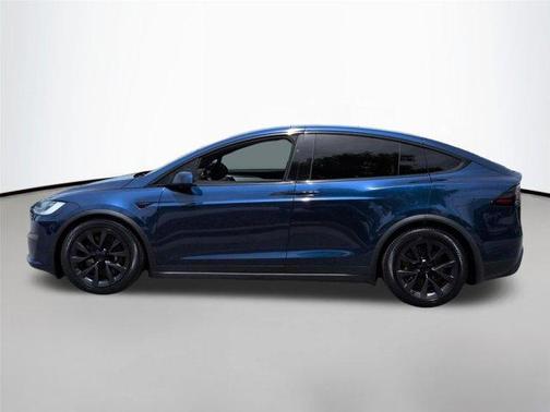 Deep Blue Metallic 2022 Tesla Model X Plaid Tri Motor All-Wheel Drive