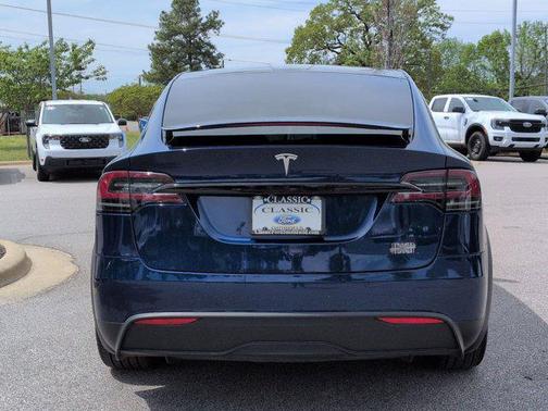 Deep Blue Metallic 2022 Tesla Model X Plaid Tri Motor All-Wheel Drive