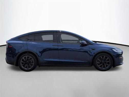Deep Blue Metallic 2022 Tesla Model X Plaid Tri Motor All-Wheel Drive