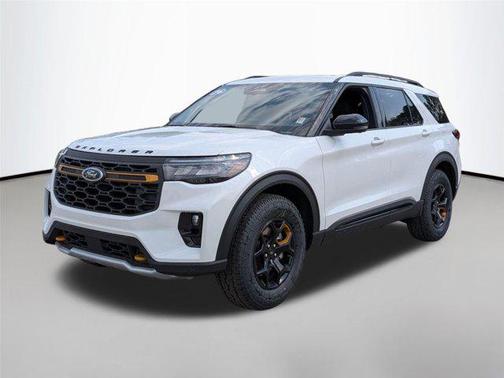 Star White Metallic Tri-Coat 2026 Ford Explorer Tremor