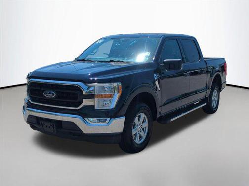 Antimatter Blue Metallic 2021 Ford F-150 XLT