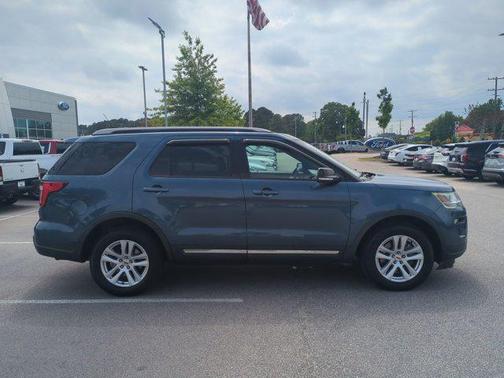 Blue Metallic 2018 Ford Explorer XLT