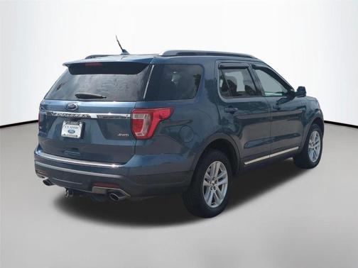 Blue Metallic 2018 Ford Explorer XLT