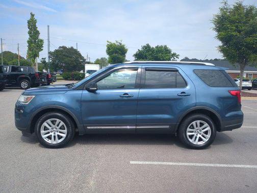 Blue Metallic 2018 Ford Explorer XLT