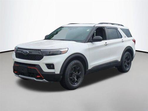 Star White Metallic Tri-Coat 2022 Ford Explorer Timberline