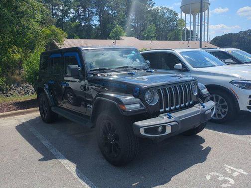 Black Clearcoat 2022 Jeep Wrangler Unlimited 4xe Sahara