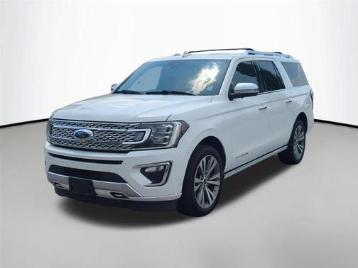 Star White Metallic Tri-Coat 2020 Ford Expedition Max Platinum
