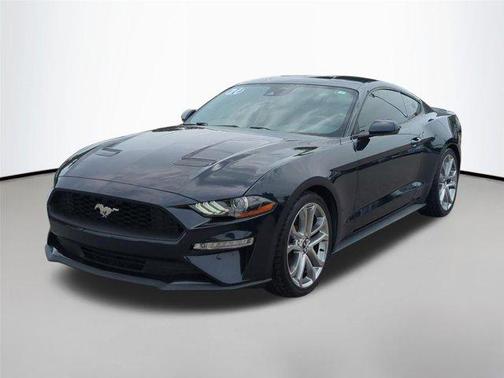 Antimatter Blue Metallic 2021 Ford Mustang EcoBoost Premium