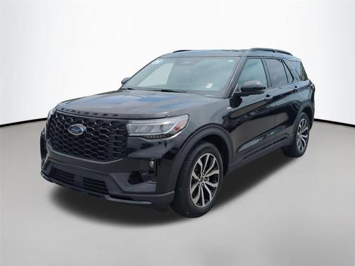 Agate Black Metallic 2025 Ford Explorer ST-Line